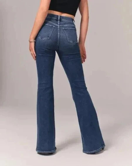 High Waist Flared Jeans