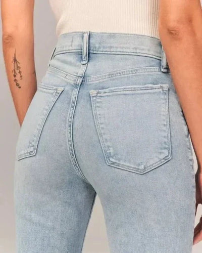 High Waist Flared Jeans