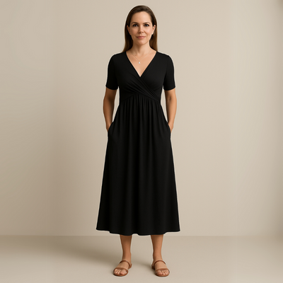 ANNELIES – AIRY A-LINE MAXI DRESS
