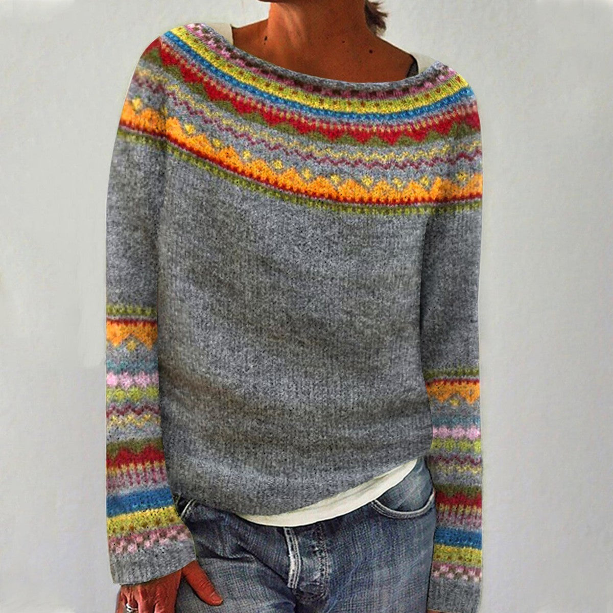 KIRAN| AUTUMN RETRO SWEATER