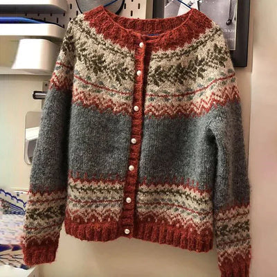 LILY | COMFORTABLE VINTAGE BUTTON SWEATER