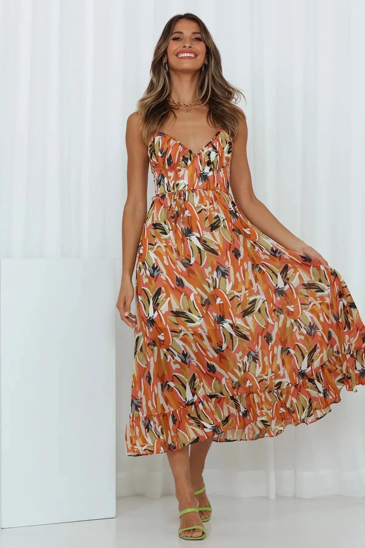 Vibrant Charm | Colorful Dress