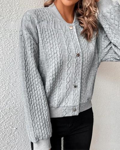 Erika™ - Comfortable cardigan with handmade details