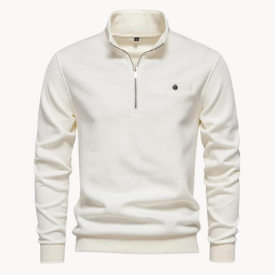 Bennett Mockneck Zip Knit