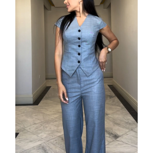 Hannah | Linen shirt and pants set
