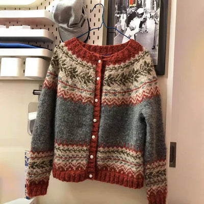 LILY | COMFORTABLE VINTAGE BUTTON SWEATER