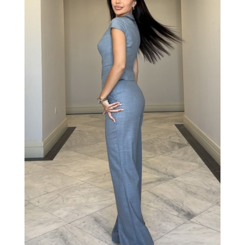Hannah | Linen shirt and pants set