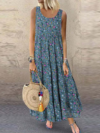 SERENA™ | BOHO BLOOM FLORAL DRESS