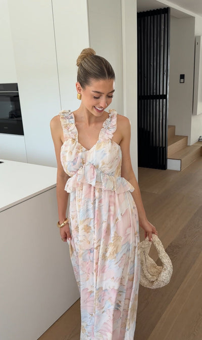 MAXI FLOWER DRESS