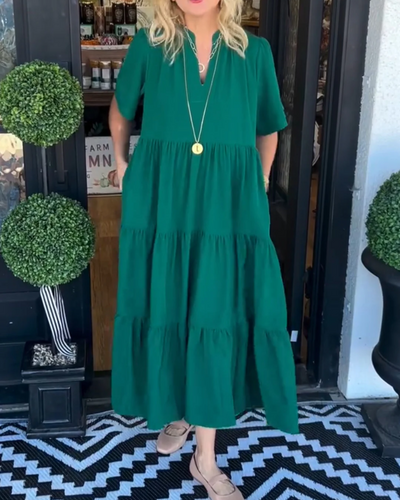 Dalia – Airy maxi dress with pockets