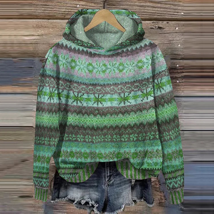 Abigail/ ETHNIC RETRO HOODIE