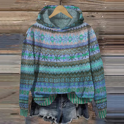 Abigail/ ETHNIC RETRO HOODIE