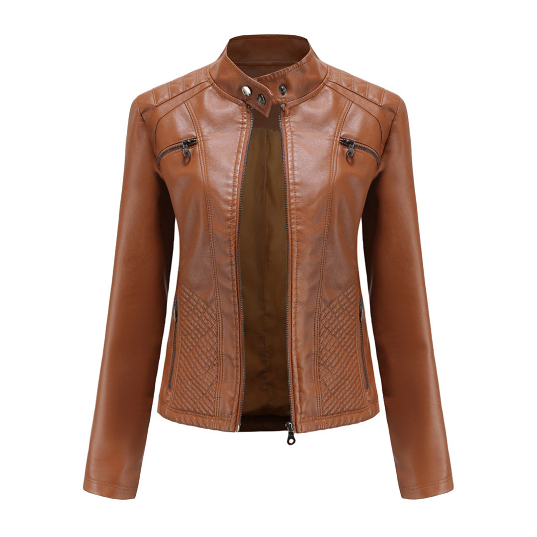 ARIANA™ | LEATHER SPRING COAT