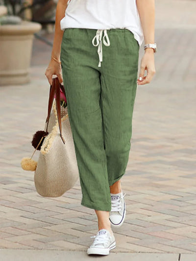 Breezy-Linen Trousers