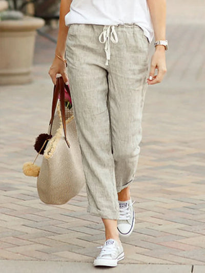 Breezy-Linen Trousers