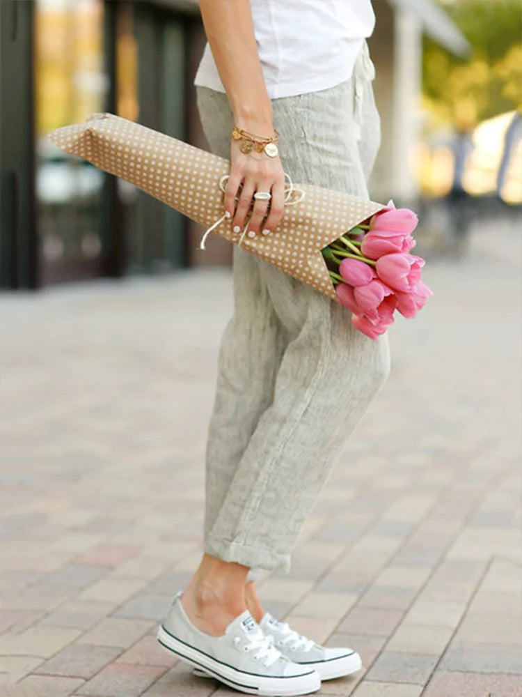 Breezy-Linen Trousers