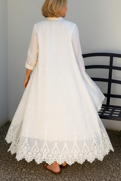Women's Lace Dress Suit（Dress and Cardigan）
