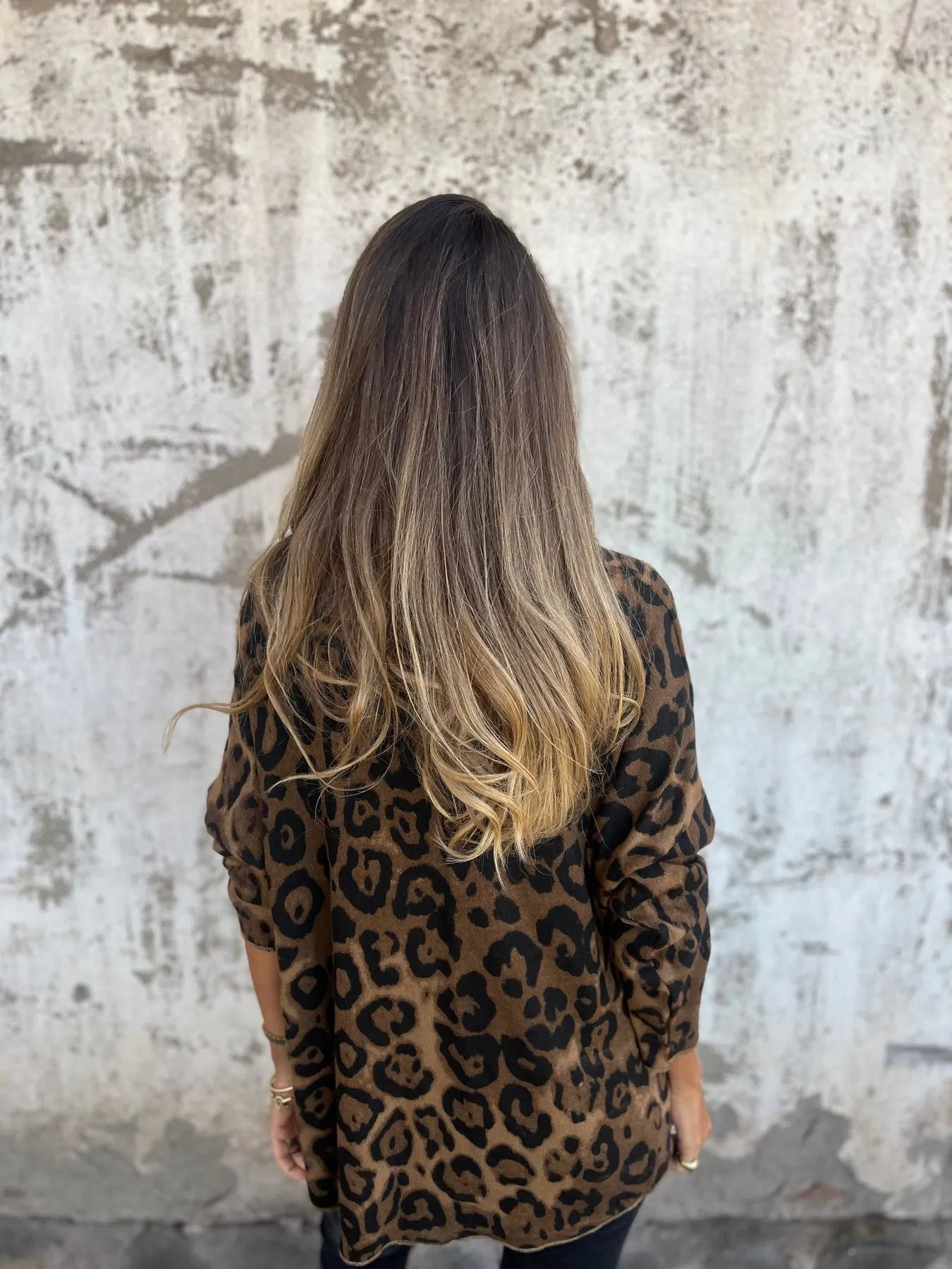 INA - ANIMAL PRINT SWEATER