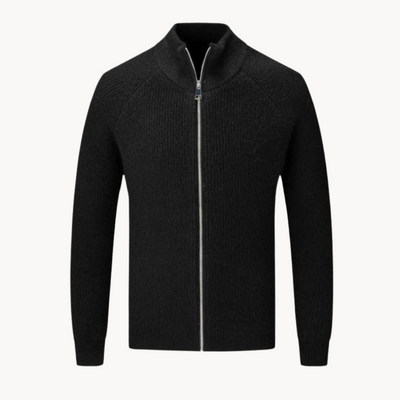 Luca Cashmere Zip Sweater