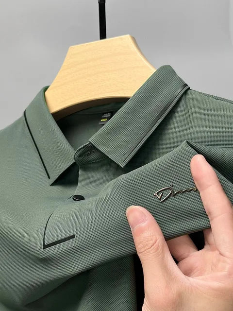 Dima Silk Polo Shirt