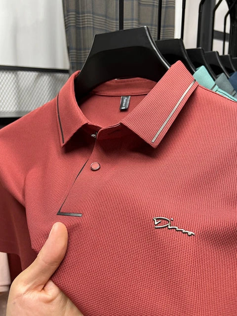 Dima Silk Polo Shirt