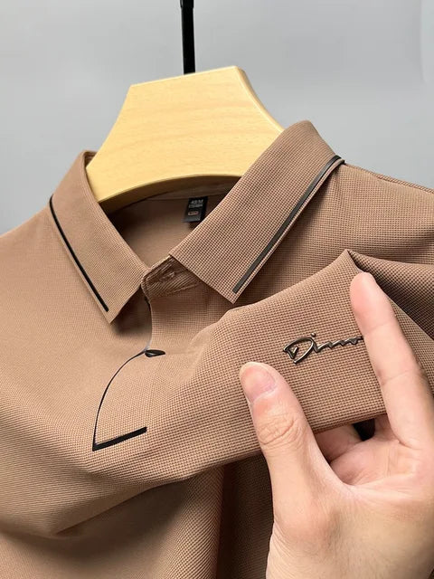 Dima Silk Polo Shirt