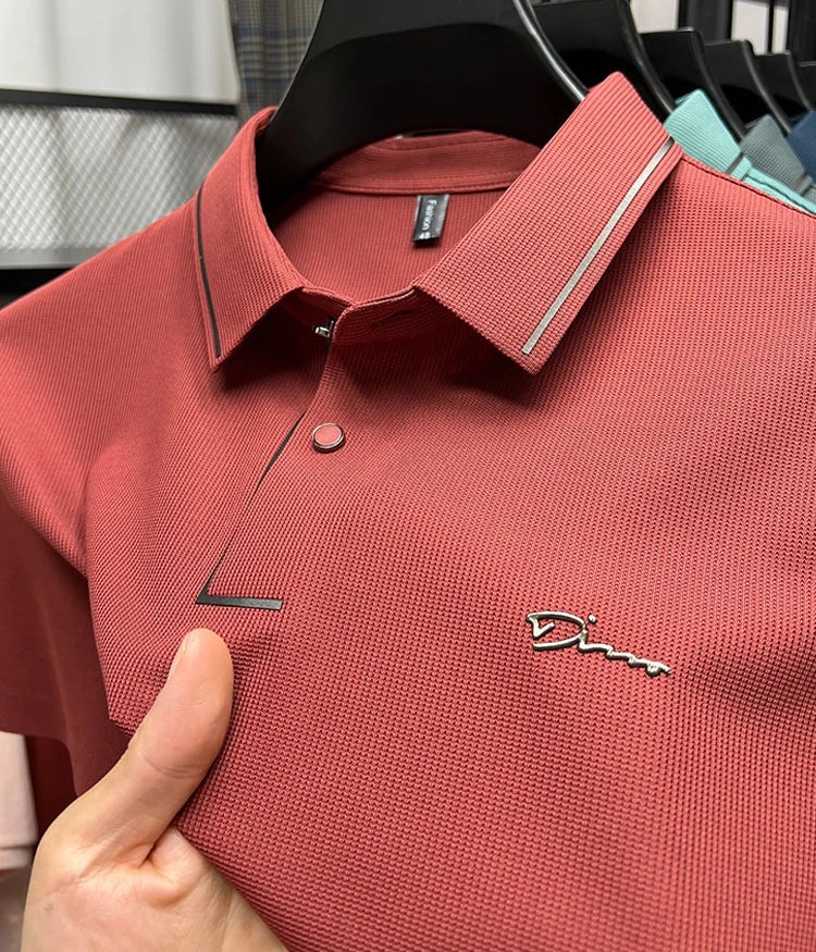 Dima Silk Polo Shirt
