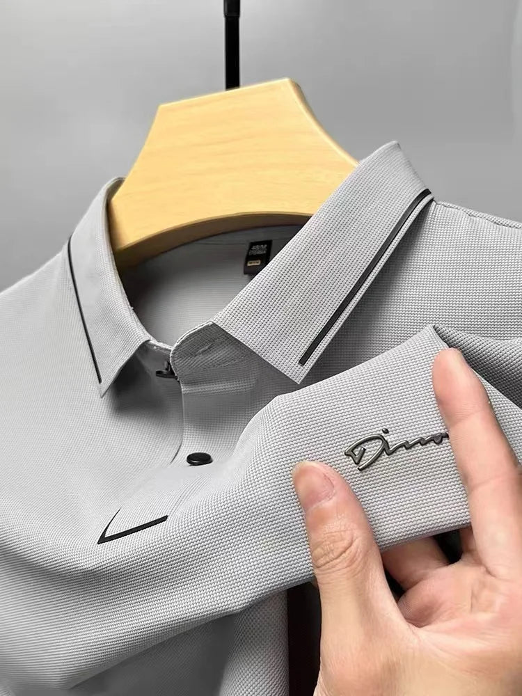 Dima Silk Polo Shirt