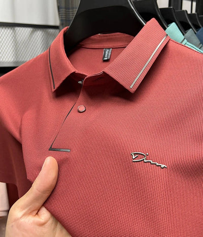 Dima Silk Polo Shirt
