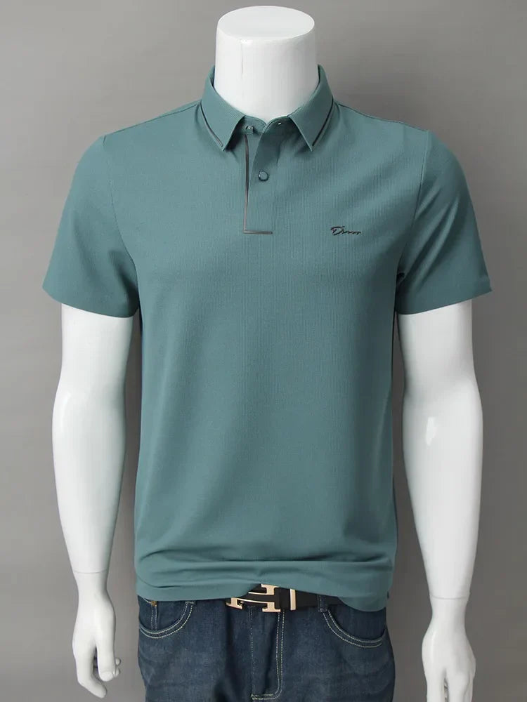 Dima Silk Polo Shirt