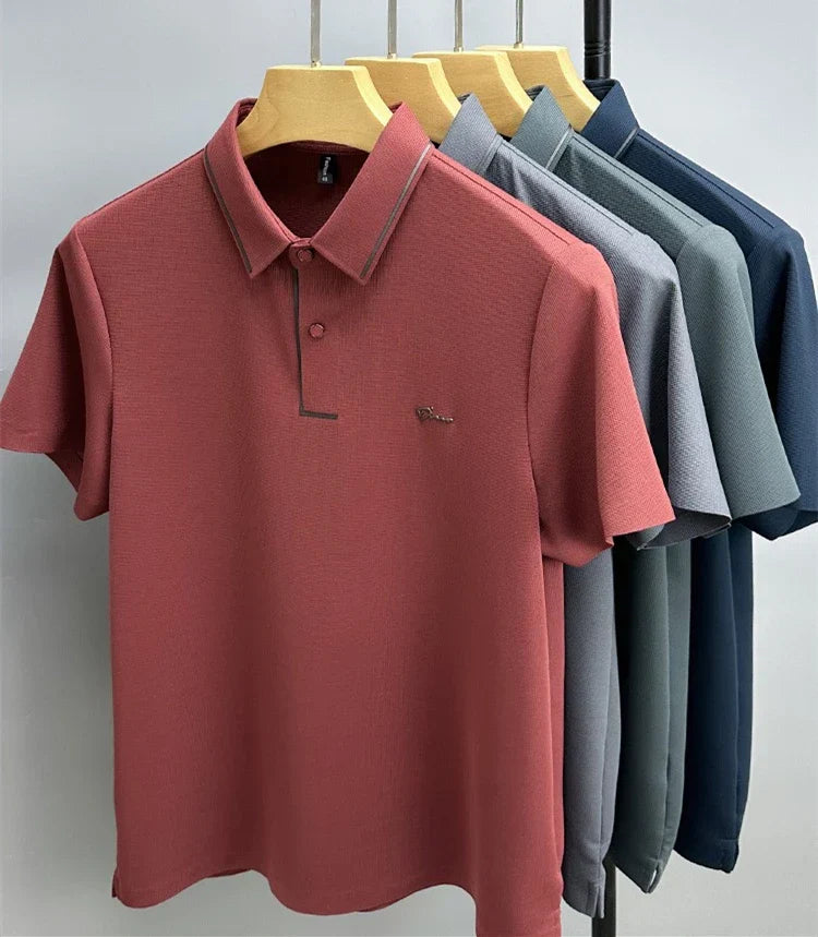 Dima Silk Polo Shirt