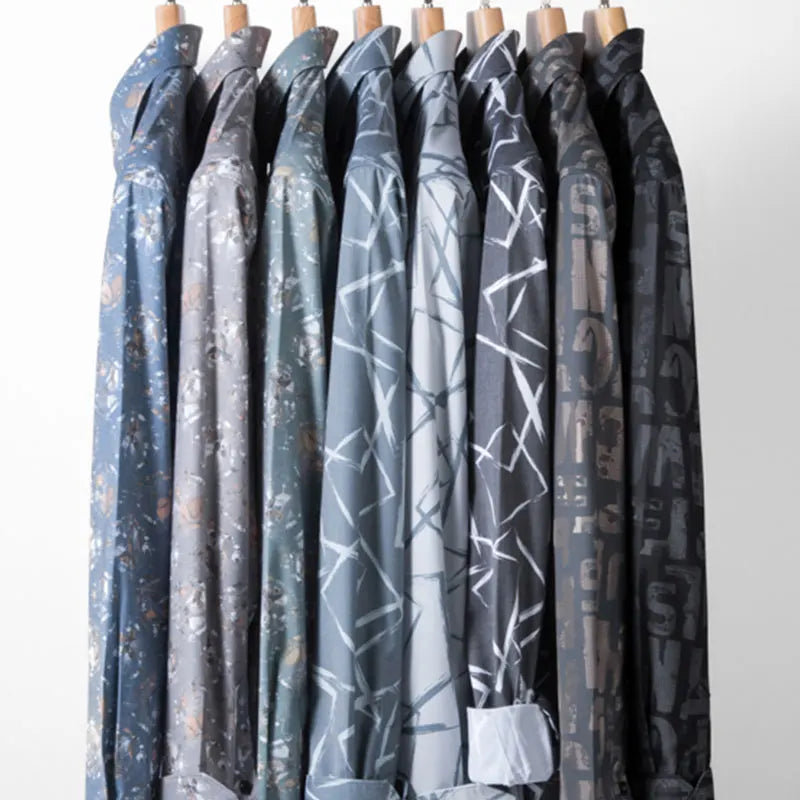 RetroPrint Long Sleeve Shirts