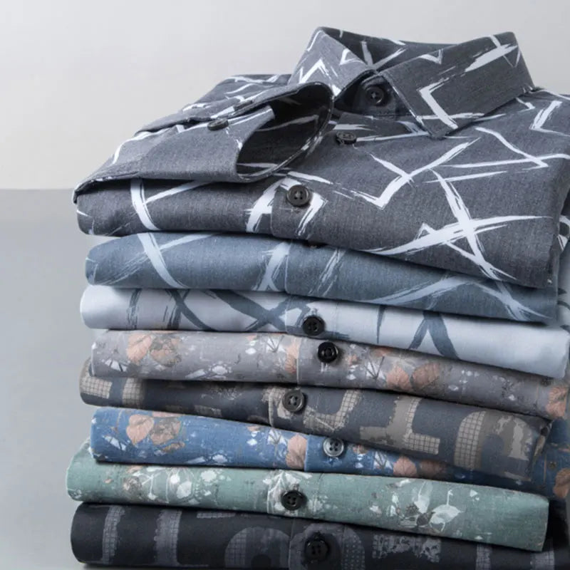 RetroPrint Long Sleeve Shirts