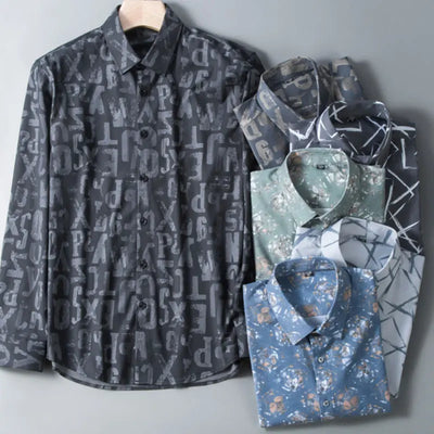 RetroPrint Long Sleeve Shirts