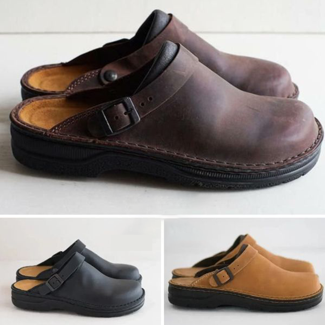 Orthopedic Leather Clogs