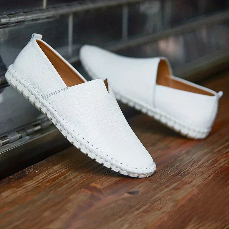LUCIANO VERDI™ | HANDCRAFTED LEATHER SUMMER LOAFERS