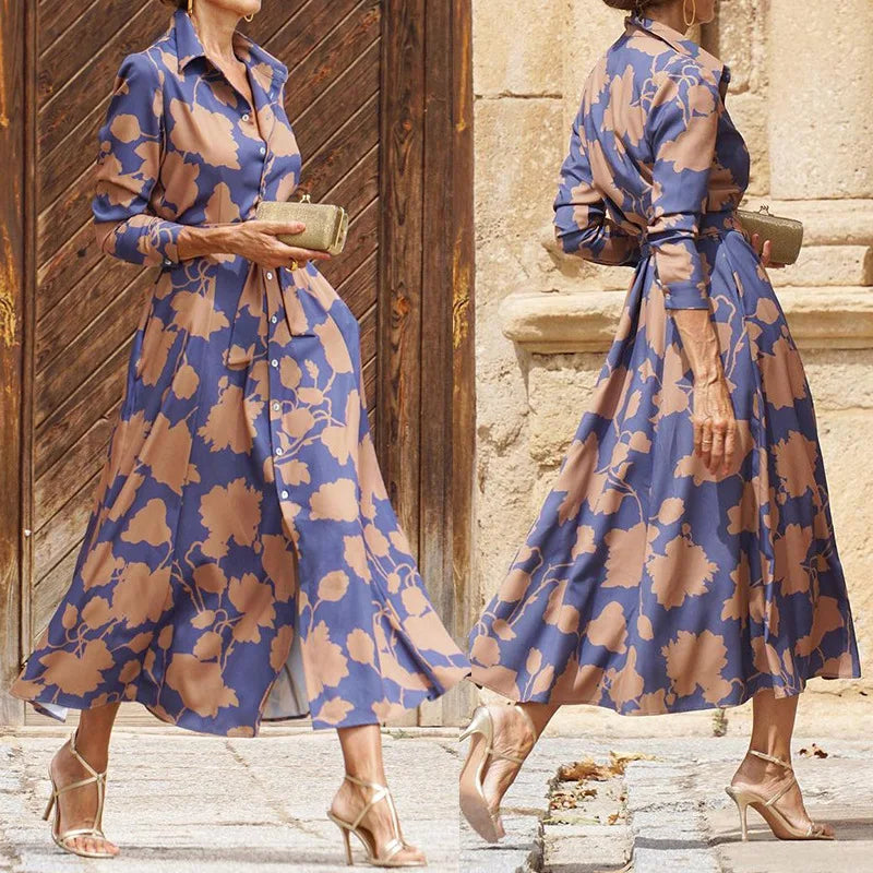 Dionne - Elegant Dress with V-Neck