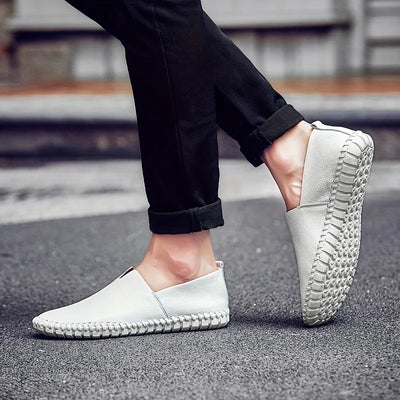LUCIANO VERDI™ | HANDCRAFTED LEATHER SUMMER LOAFERS