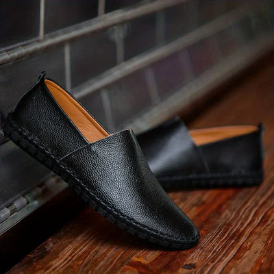 LUCIANO VERDI™ | HANDCRAFTED LEATHER SUMMER LOAFERS