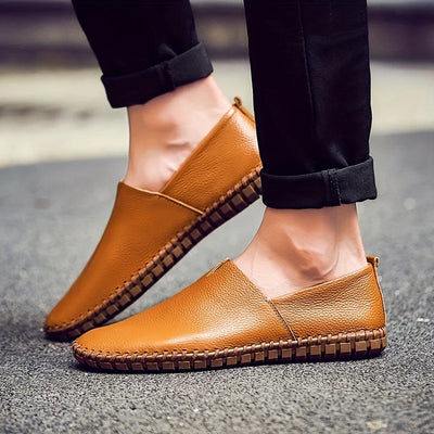 LUCIANO VERDI™ | HANDCRAFTED LEATHER SUMMER LOAFERS