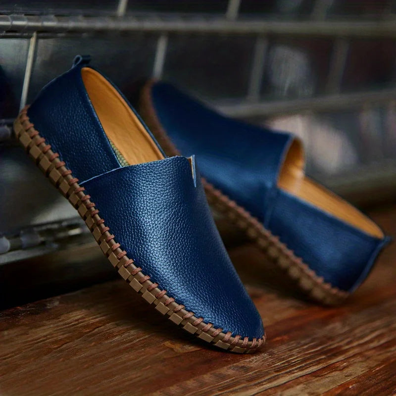 LUCIANO VERDI™ | HANDCRAFTED LEATHER SUMMER LOAFERS