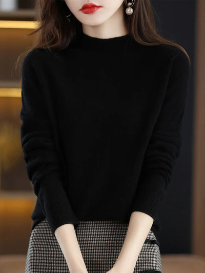 LISA | MOCK-NECK SWEATER