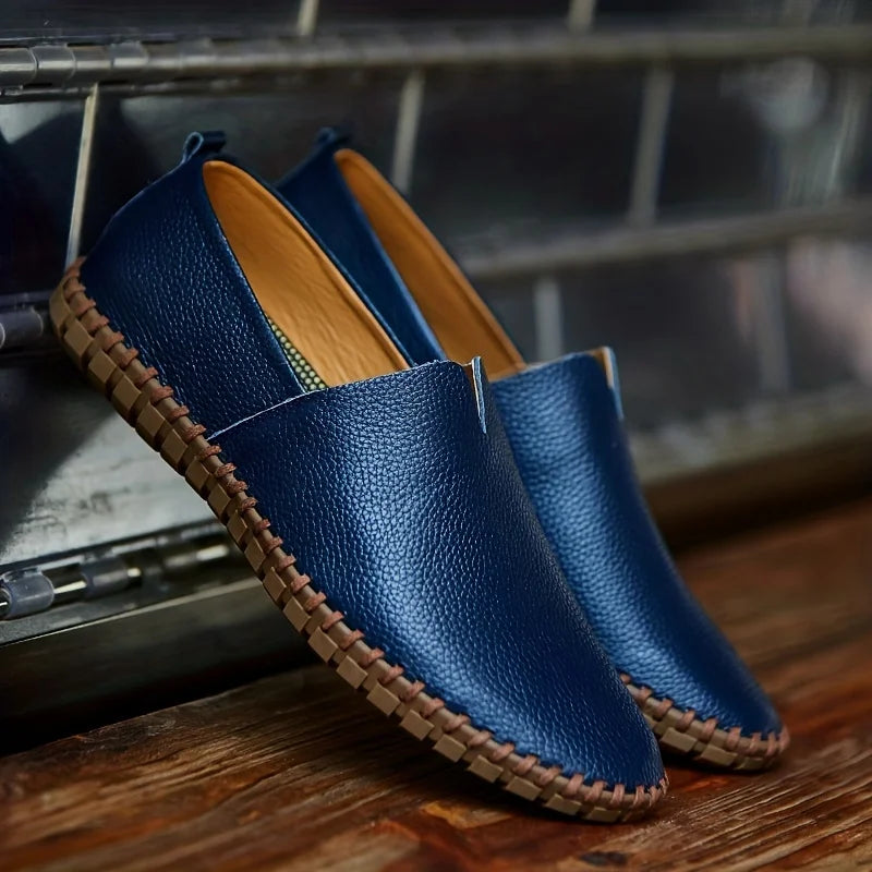 LUCIANO VERDI™ | HANDCRAFTED LEATHER SUMMER LOAFERS