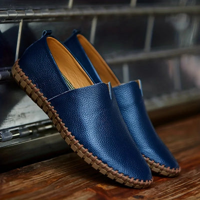 LUCIANO VERDI™ | HANDCRAFTED LEATHER SUMMER LOAFERS
