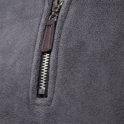 GEORVAN™ | Quarter-Zip Fleece Sweater