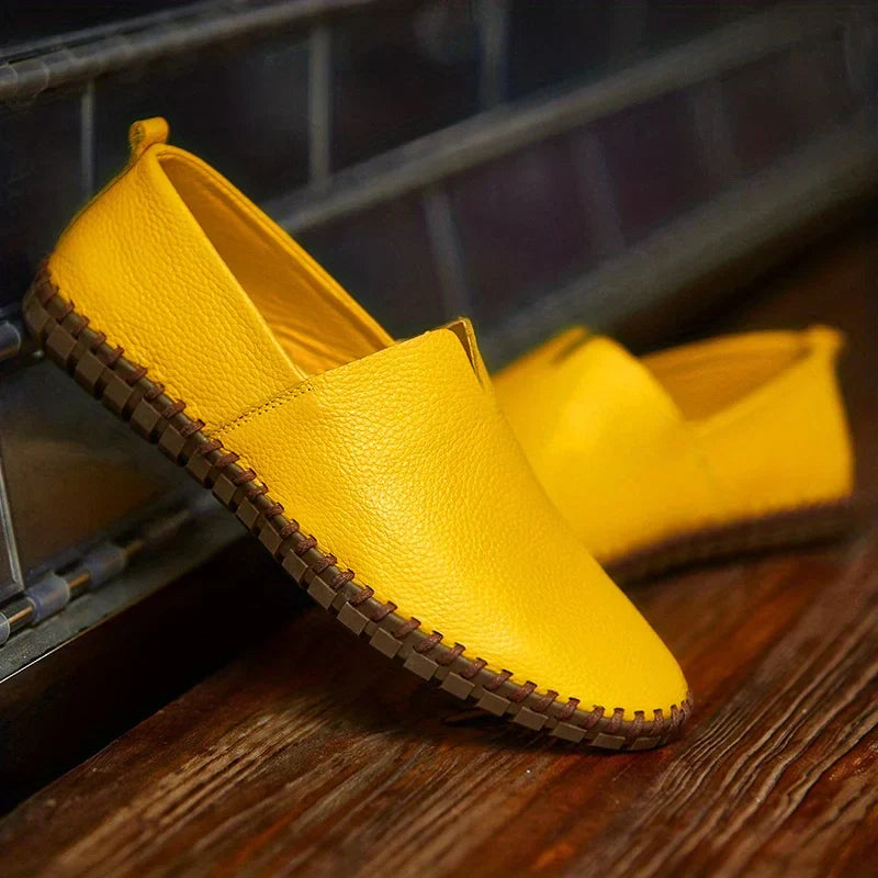 LUCIANO VERDI™ | HANDCRAFTED LEATHER SUMMER LOAFERS