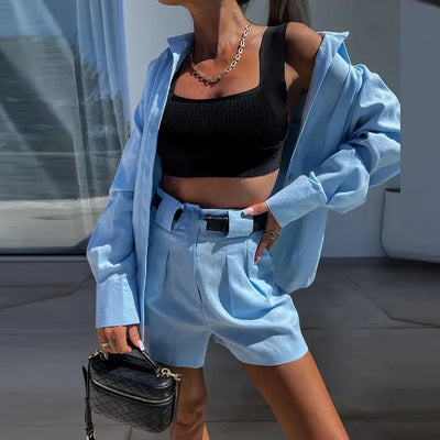 Casual Two-Piece Beach Outfit