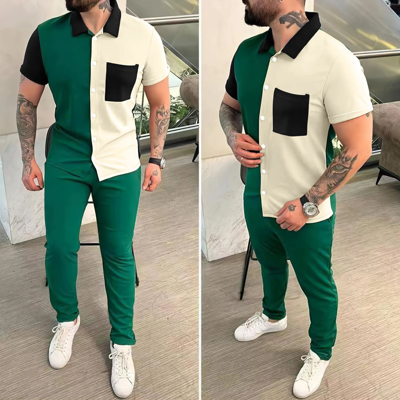 Barclay-Colorblock Comfort Men's Set