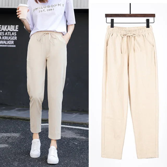 Lennon-Ease and Elegance Harem Trousers