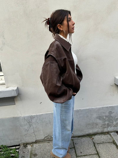 AVELINE | OVERSIZED CONTRAST JACKET